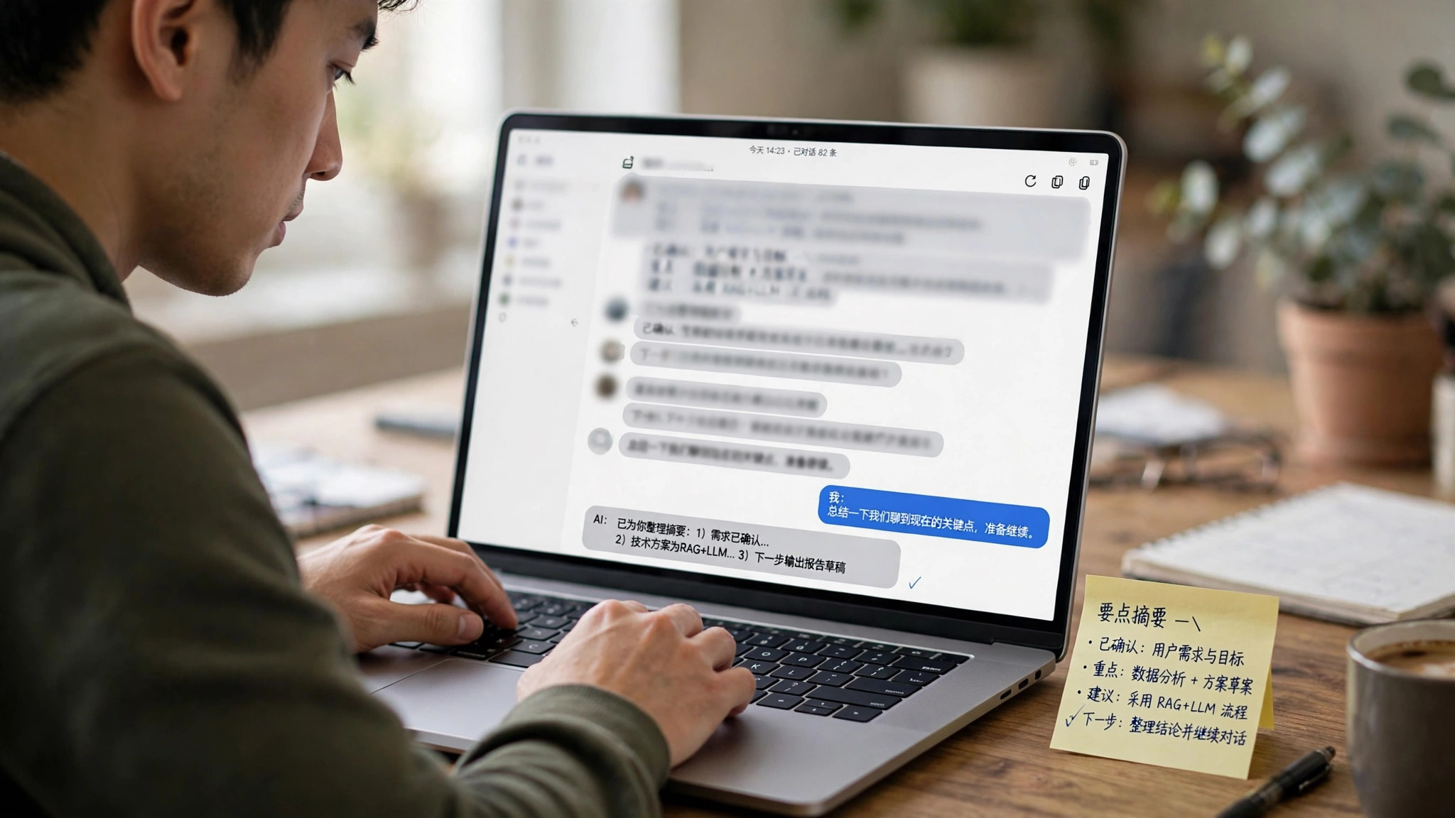 AI对话聊久了总忘前文怎么办？摘要接续别重头再来