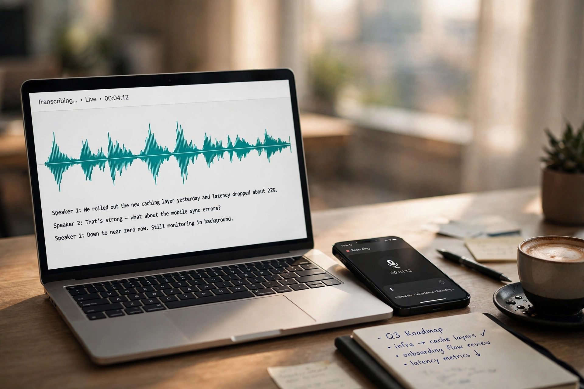 AI 语音转文字总漏字错字？先查录音再调这 3 处