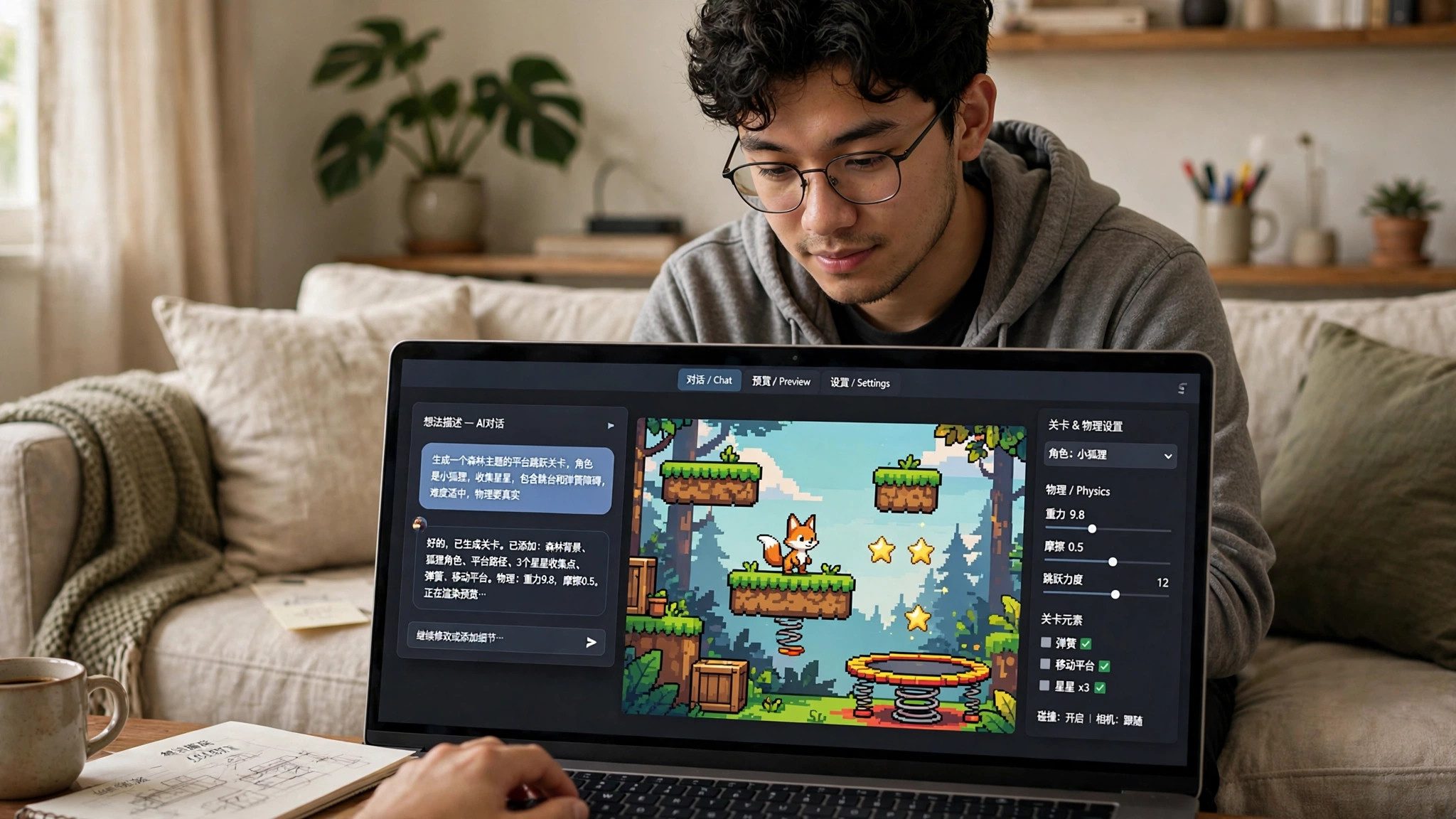 Google Playground 正式上线：不会编程也能用提示词做游戏，还能发布到社区画廊