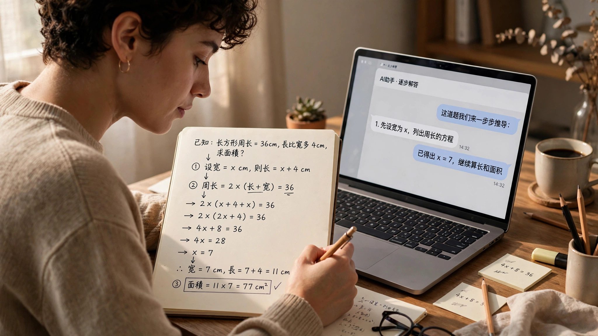 思维链是什么意思？为什么先写步骤反而更容易答对